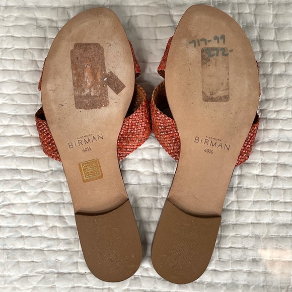 Alexandre Birman orange woven slides, like new! - Picture 6 of 6